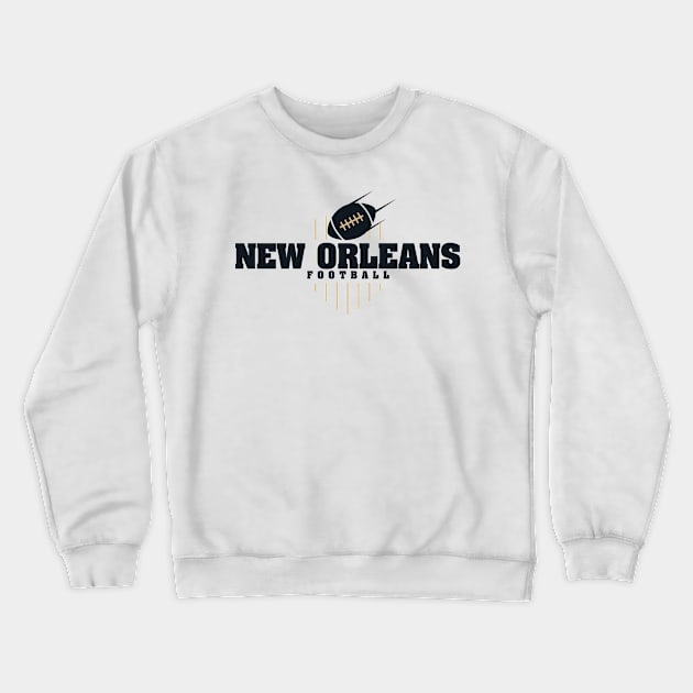 New Orleans Team Colors Crewneck Sweatshirt by Toogoo